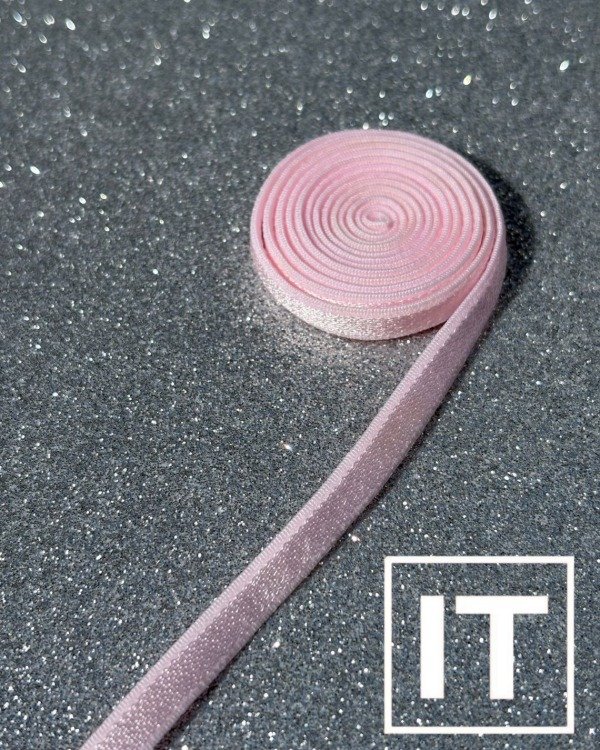 Producto - Elástico bretel importado 6mm rosa navidad (por metro)