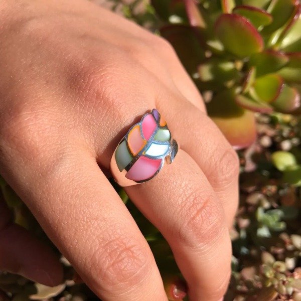 Producto - Anillo Nácar Hoja