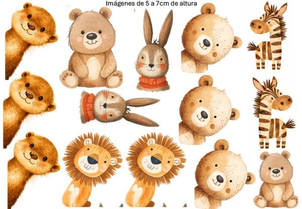 Producto - LAMINA ANIMALITOS DEL BOSQUE 6