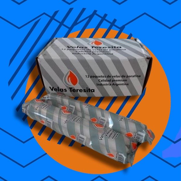 Producto - VELA PARAFINA TERESITA BLANCA CAJA 25 X 4