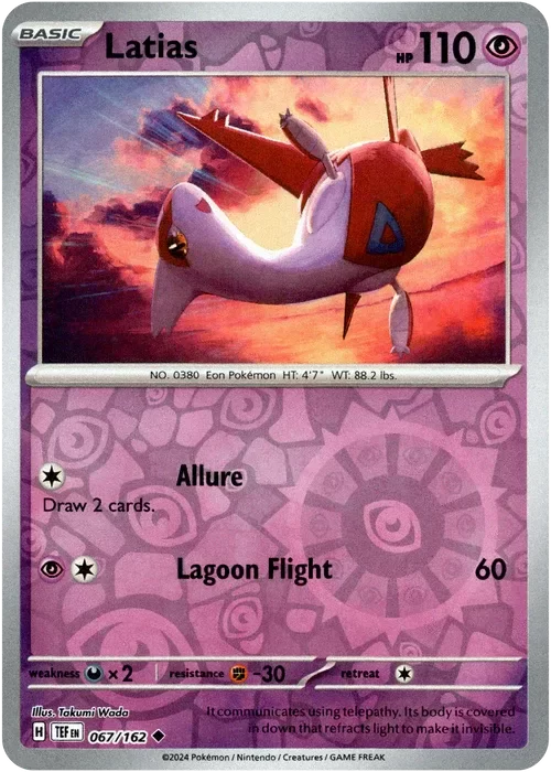 Producto - Latias - 067/162 - Temporal Forces - Reverse Holo