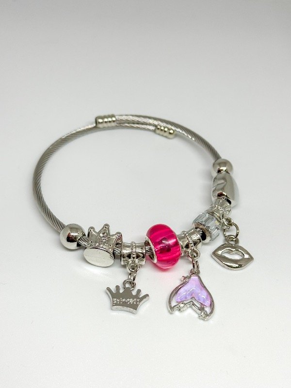 Producto - Pulsera charm acero quirúrgico p78