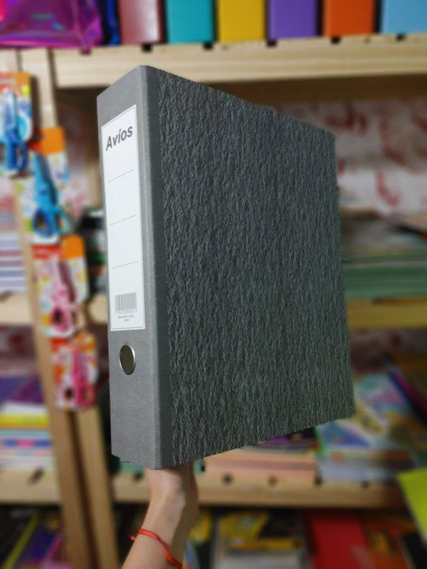 Producto - Bibliorato Avios Gris Oficio