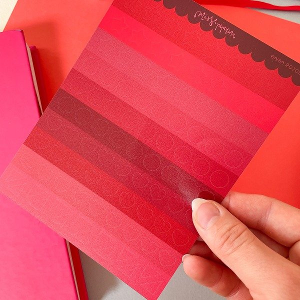 Producto - Stickers Formitas - Gama Rojos