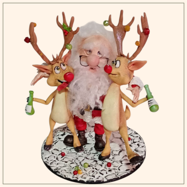 Producto - Papa Noel y renos