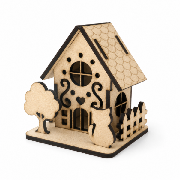 Producto - Souvenir Casita 3d Para Armar Y Pintar - 6