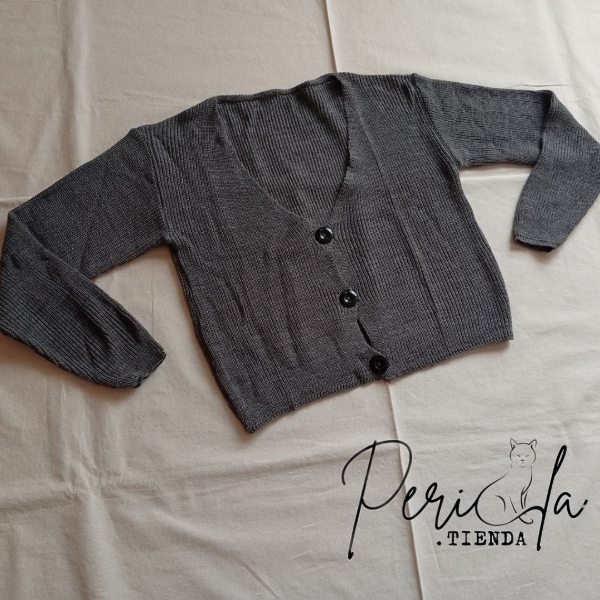Producto - Cardigan Gris Topo