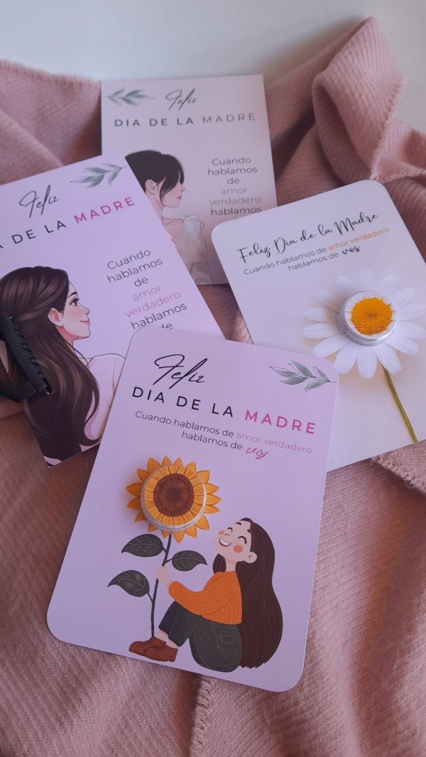 Producto - 50 tarjetas Día de la madre surtidas o modelo a elección personalizadas - 1