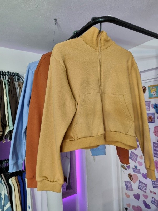 Producto - Campera Crop Algodón - 1