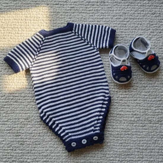 Producto - Conjunto Santiago azul y blanco (1a3 meses)