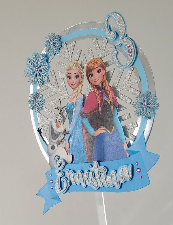 Producto - Topper para Torta en Papel 3D - Personalizado