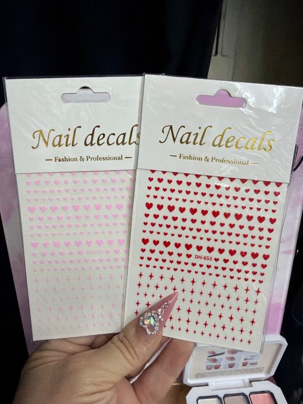 Producto - Stickers corazones y destellos surtidos sin eleccion