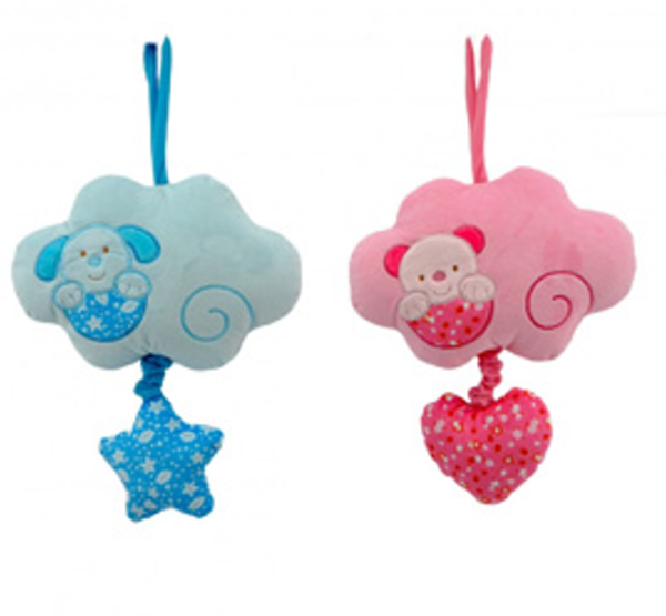 Producto - Cunero musical Nube bordada