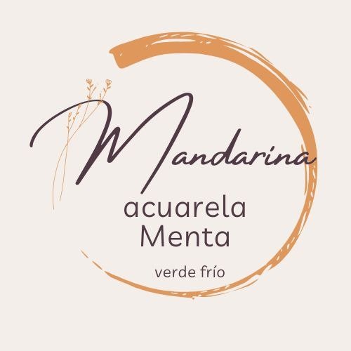 Producto - Acuarelas Mandarína (Cerámica) MENTA - (Verde Frío)
