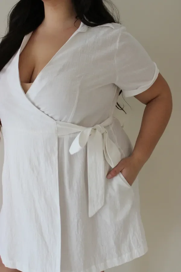 Producto - Vestido NUBE - lino camisero - 2