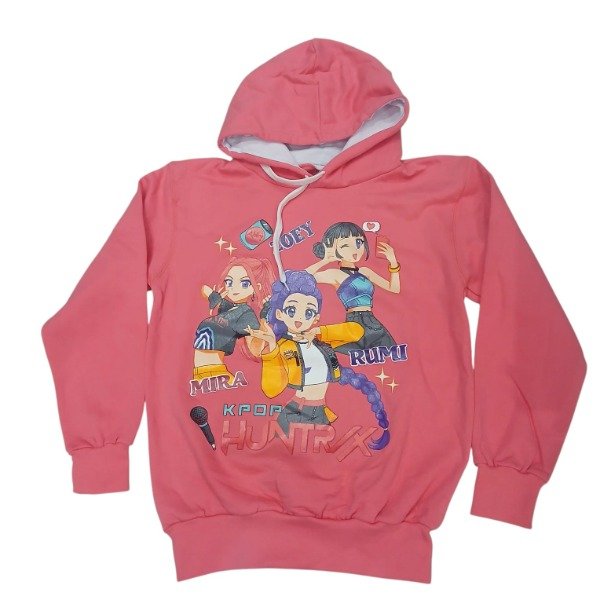 Producto - Buzo frizado Nena doble estampa K-pop coral T14