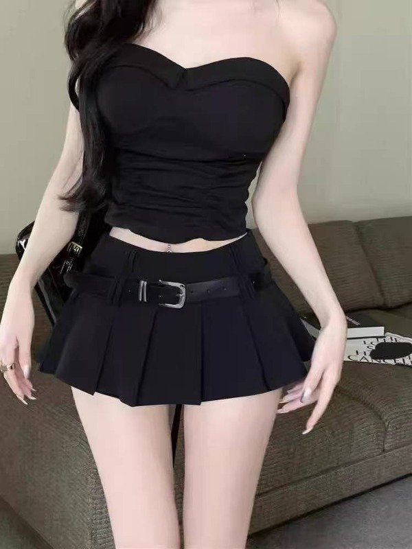 Producto - Pollera mini con cinto