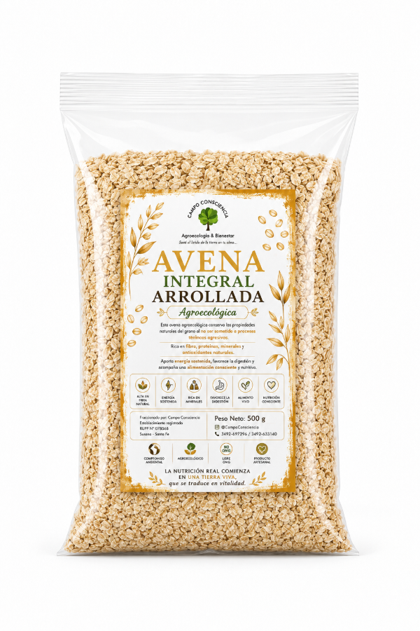 Producto - Avena Integral Arrolada - Agroecológica