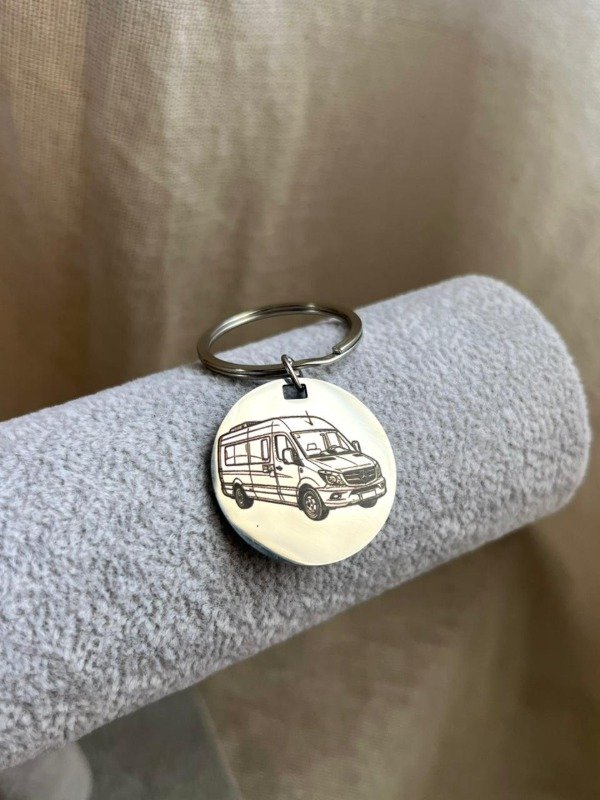 Producto - Llavero circulo 2,5 personalizado