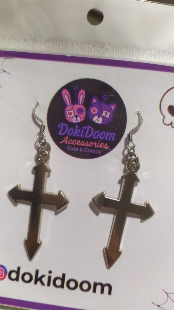 Producto - aros cruces puntitas af1 dokidoom