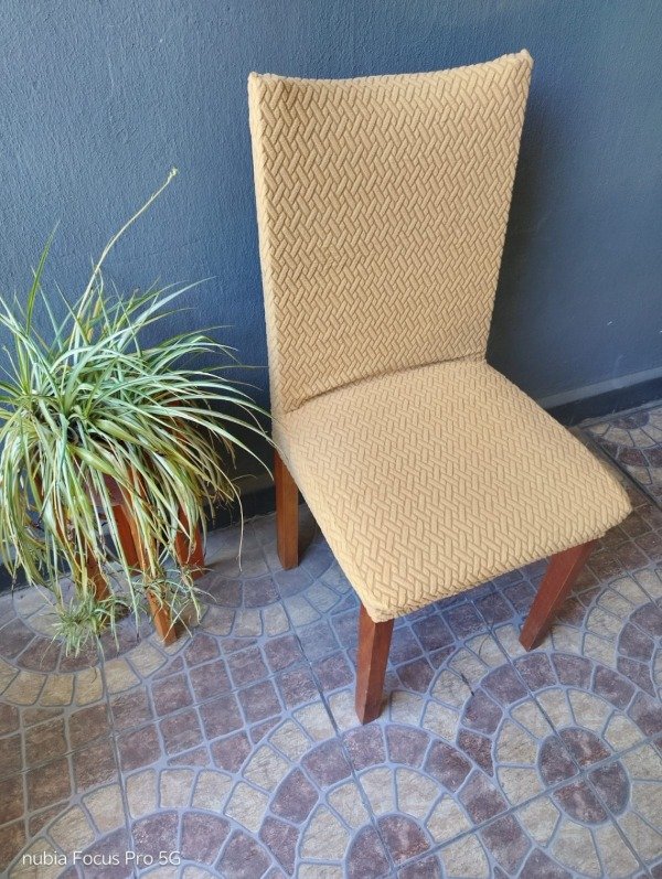 Producto - Fundas para sillas tela gamuza elastizada texturada