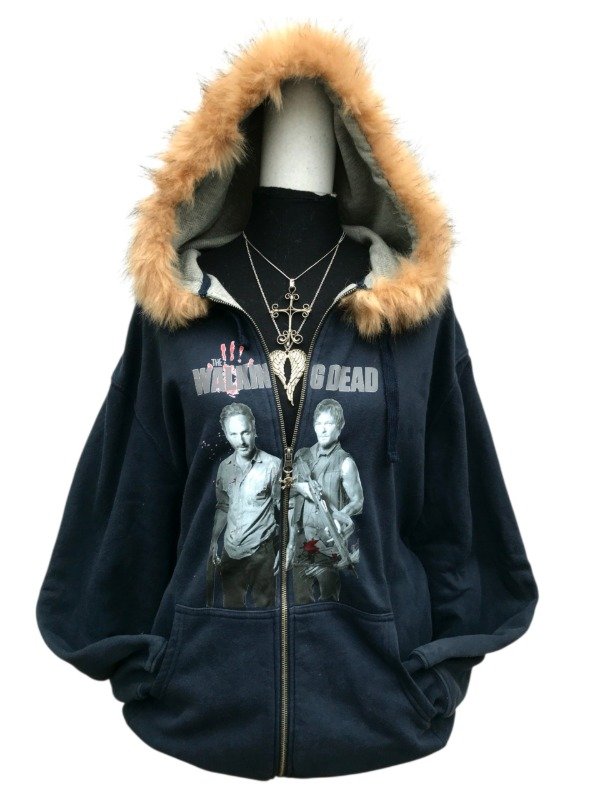 Producto - Fur zip up Twd CALIDAD PREMIUM