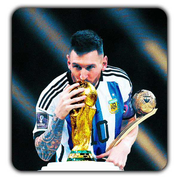 Producto - Imán Messi Argentina 223 10x10cm