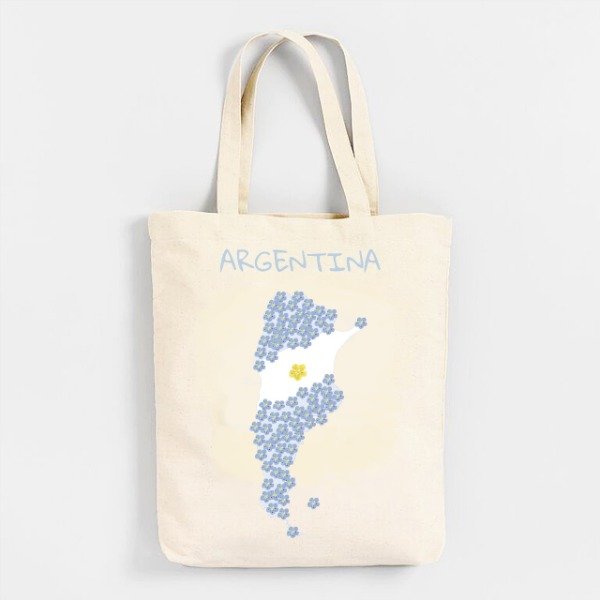 Producto - Tote bag Argentina flores