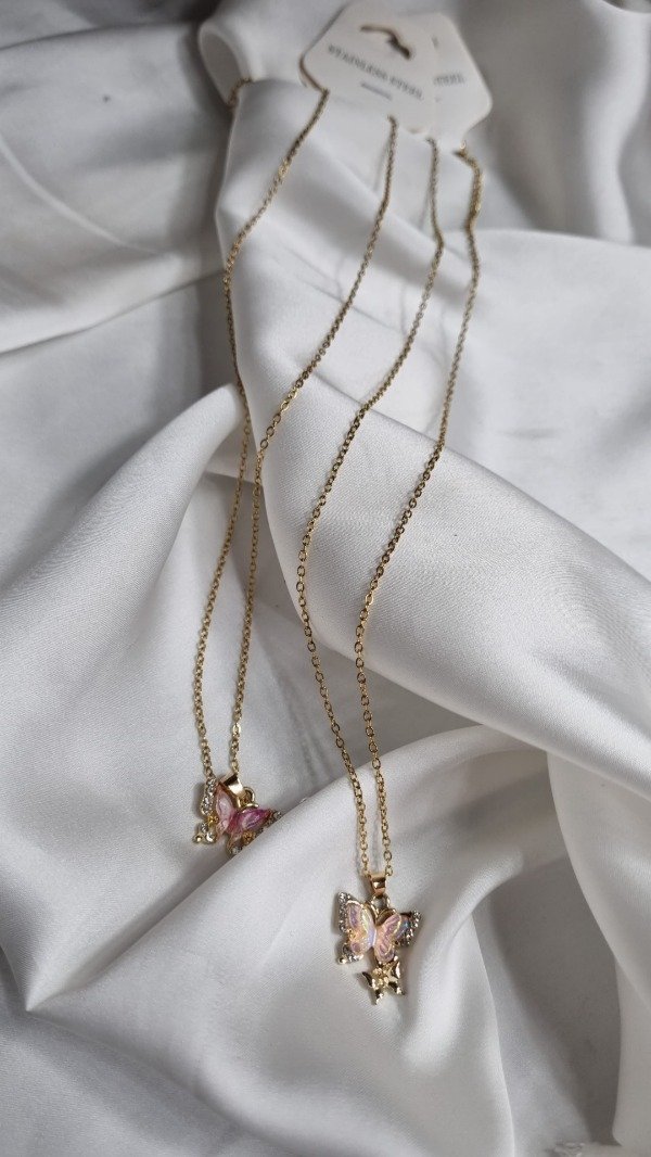 Producto - Collar con dije Mariposa - 1