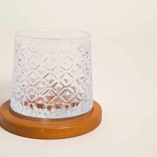 Producto - VASO WHISKY MOSAICO CON BASE