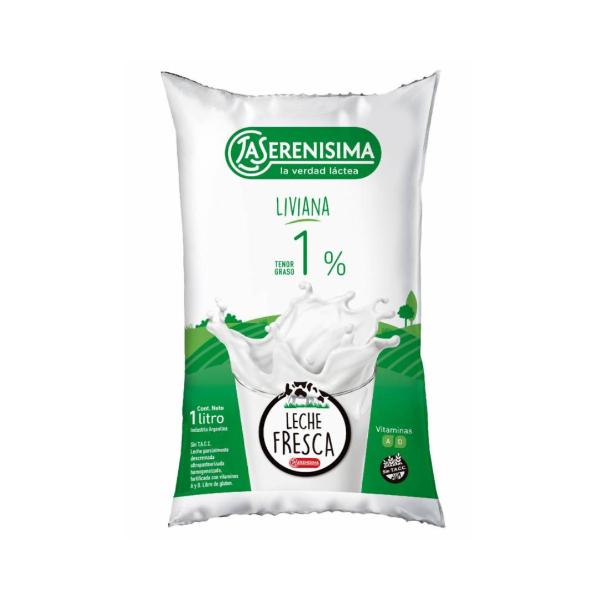 Producto - Leche descremada sachet 1L - La Serenísima