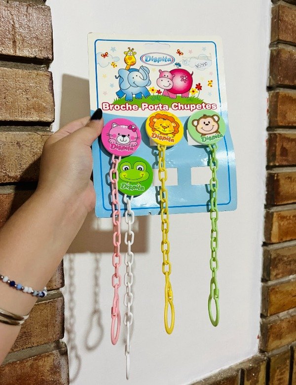 Producto - Porta chupetes Dispita con cadena