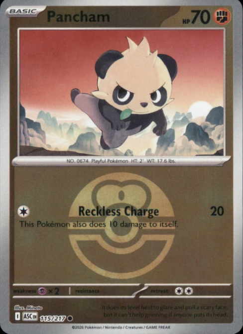 Producto - Pancham 115/217 Love Ball Pattern Ascended Heroes