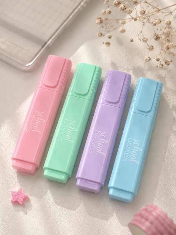 Producto - Set x 4 Resaltadores pastel