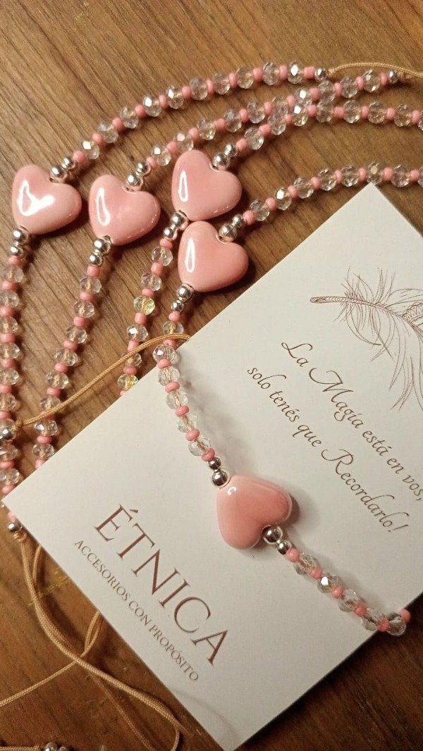Producto - Tobipulsera Corazón - color rosa