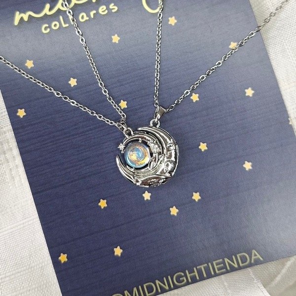Producto - COLLARES COMPARTIDOS LUNAS IMANTADAS (HOLOGRAFICA)