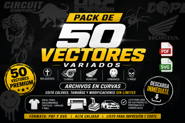Producto - Pack 50 Vectores