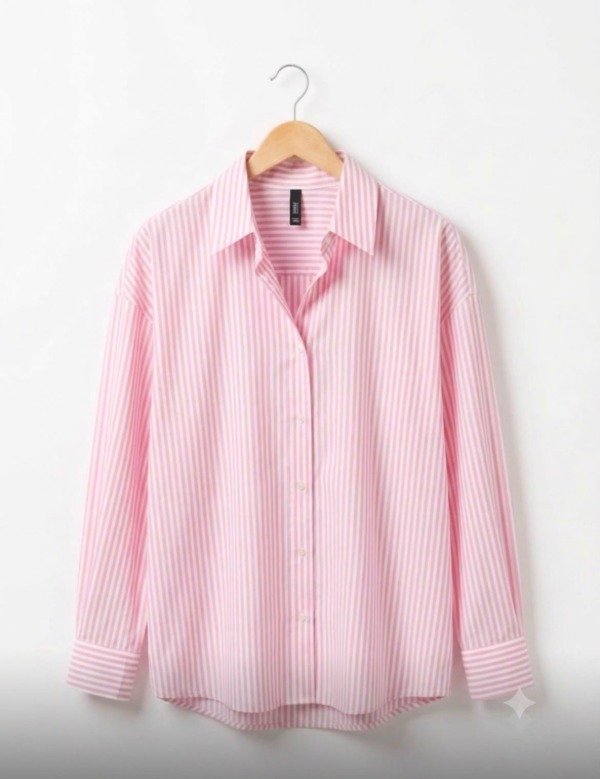 Producto - Camisa Salvia (rosa y blanco)