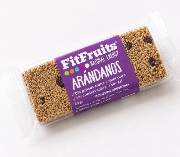 Producto - FUT FRUITS BARRA CON ARANDANOS 1 UNIDADES - 0
