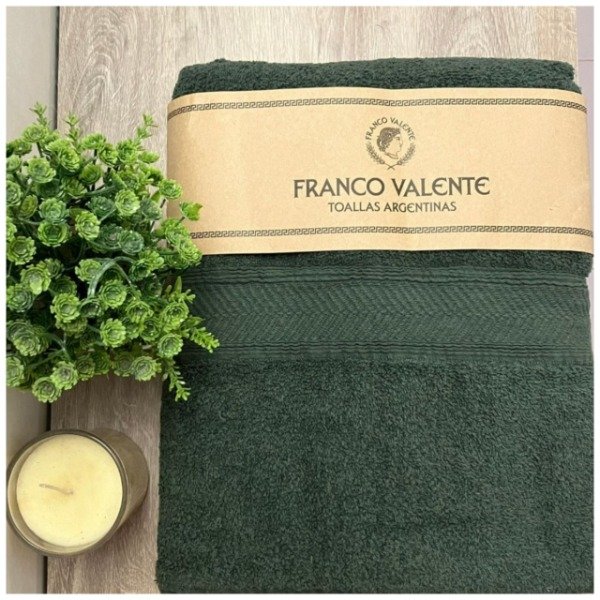 Producto - JUEGO DE TOALLA Y TOALLON LIVIANO 400 GRS FRANCO VALENTE COD 250 - 0