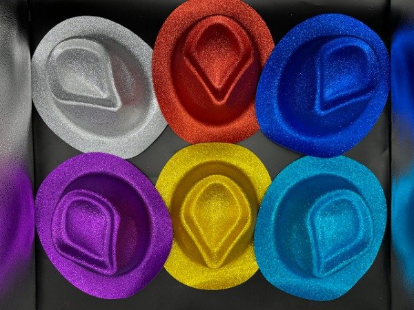 Producto - Sombrero Galera Glitter Tanguero Plástico