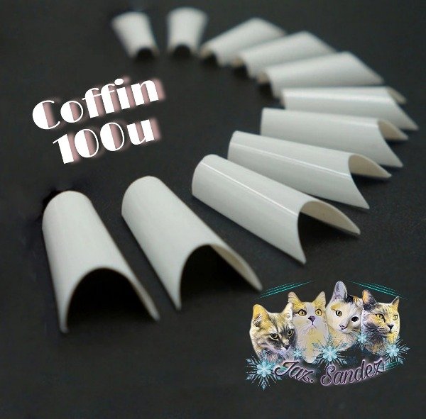 Producto - TIPS COFFIN CURVA C NATURAL x100