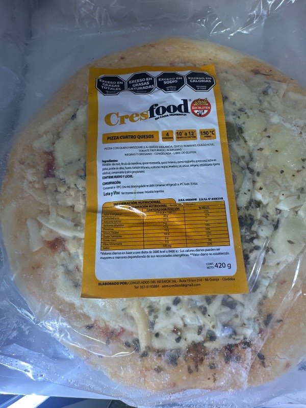 Producto - PIZZA CHICA 4 PORCIONES 4 QUESOS