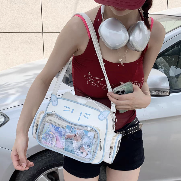Producto - Mochila Morral Neko Y2K Blue - 1