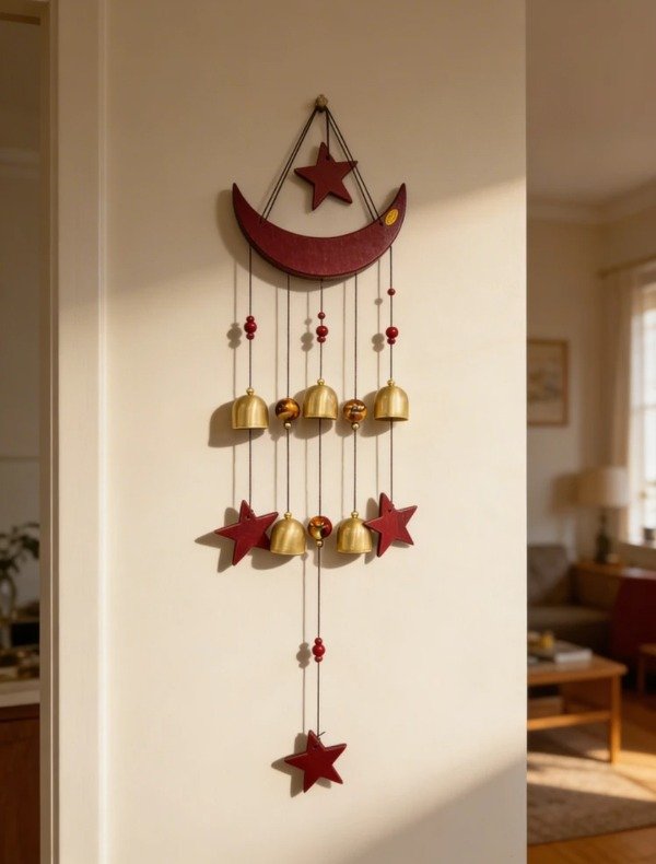 Producto - Llamador Luna y Estrellas 65 cm