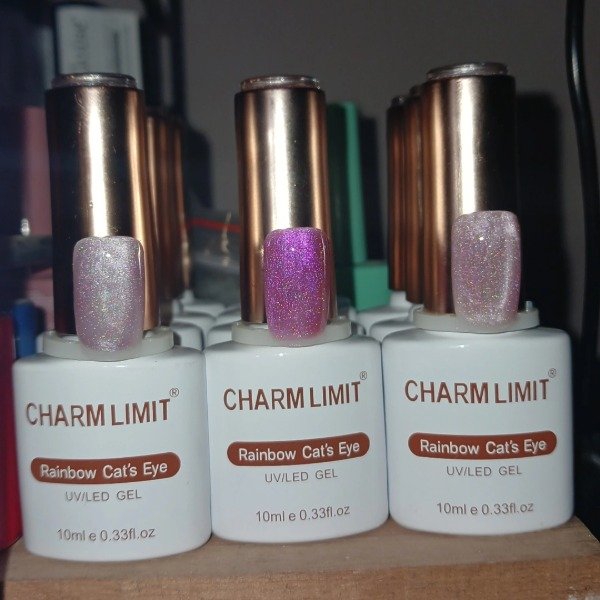 Producto - Cat eye ojo de gato rosa, lila, fucsia charm limit