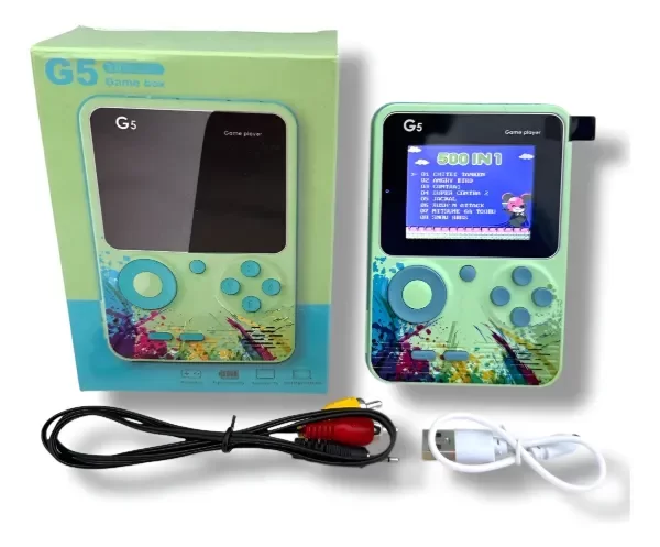 Producto - CONSOLA DE JUEGOS PORTATIL G5 CON PANTALLA EXTRA GRANDE