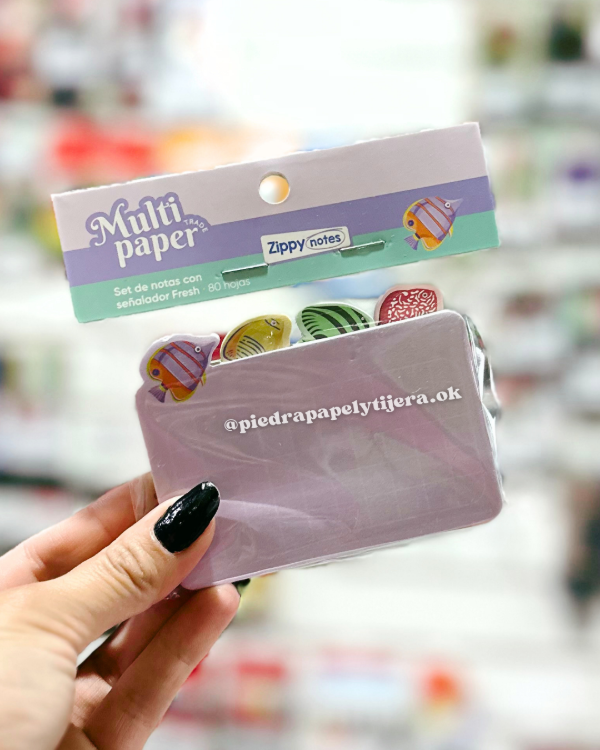 Producto - Notas adhesivas con señaladores frutas