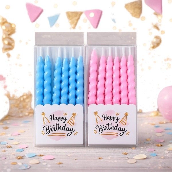 Producto - Velas Rulitos x6 Unidades 11cm EB