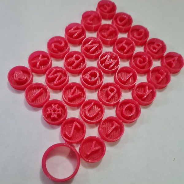 Producto - CORTANTE PLASTICO SET ABECEDARIO